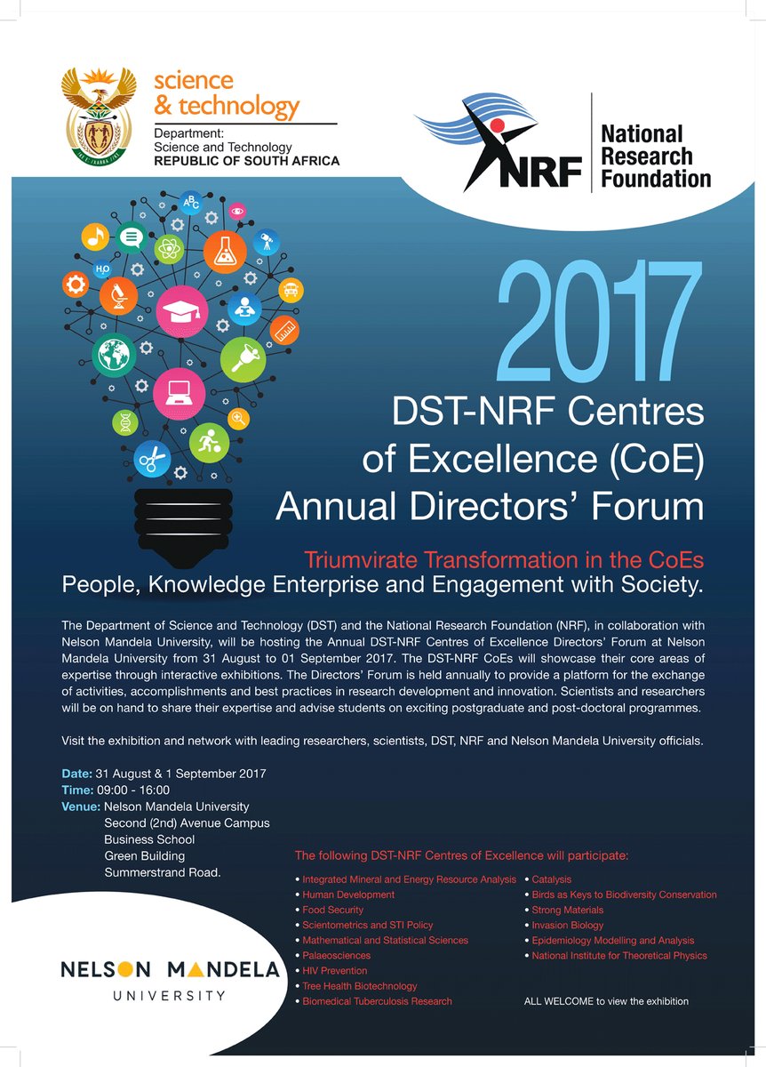 Poster from NRF re Directors Forum 2017 Poster from NRF re Directors Forum 2017